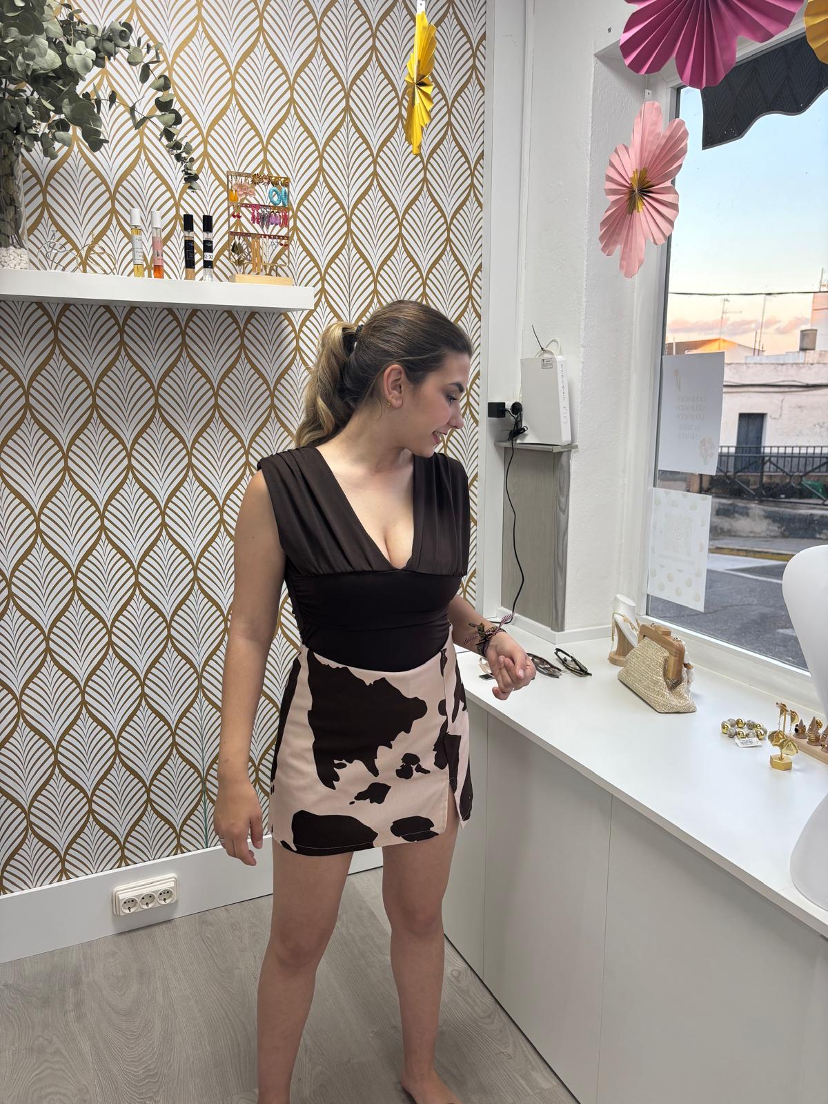 Falda pantalón Cow