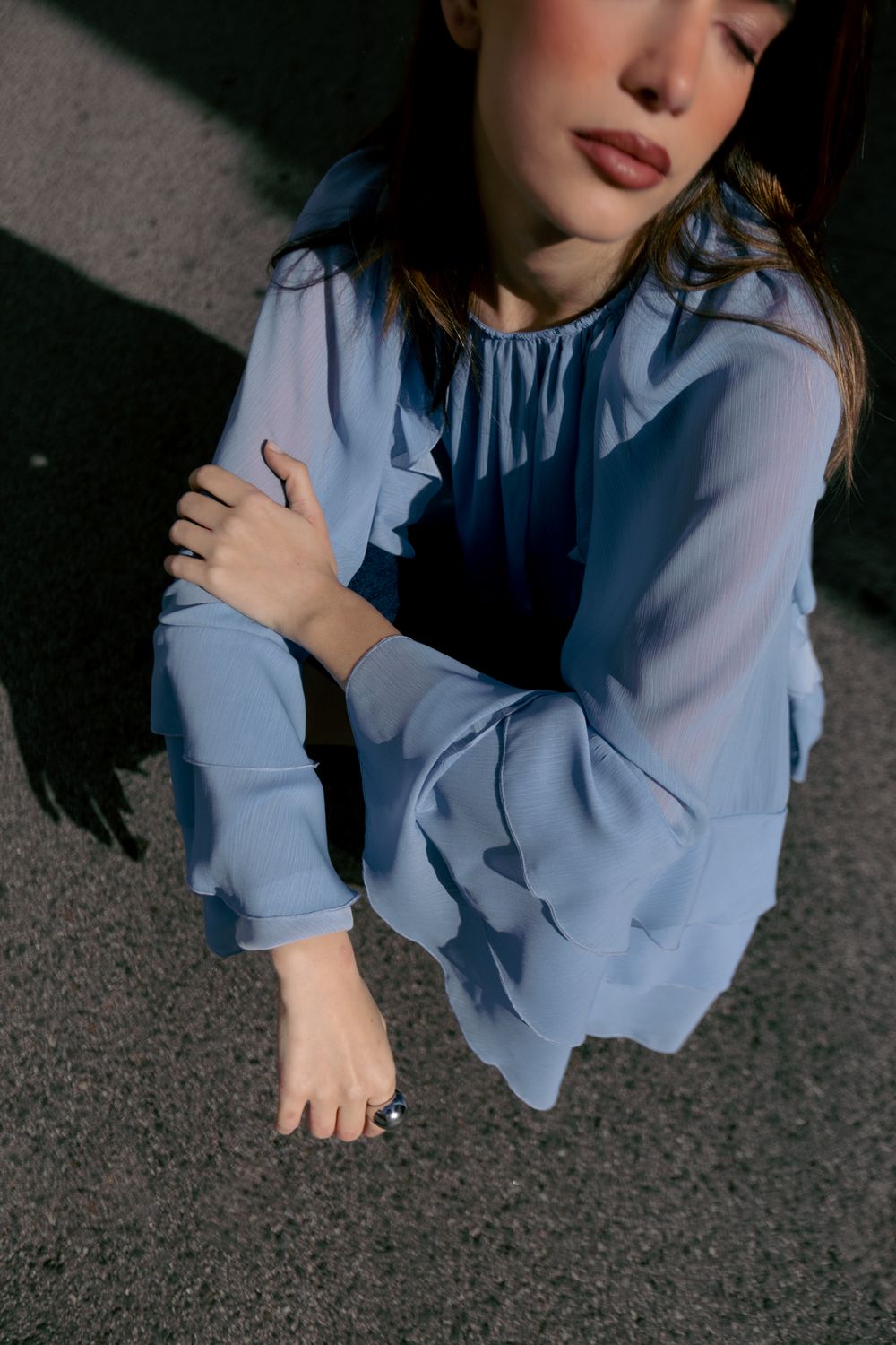Blusa Volantes