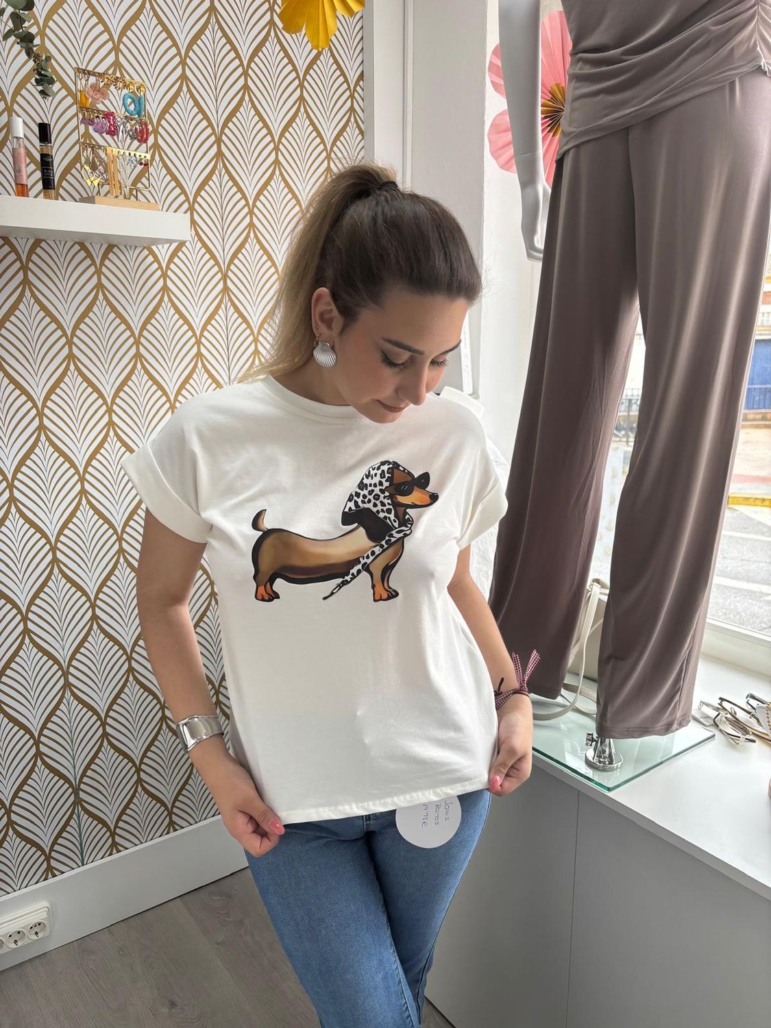 Camiseta Perro Salchicha